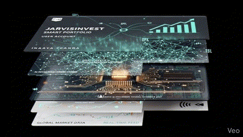 AI-powered investment research engine visualization