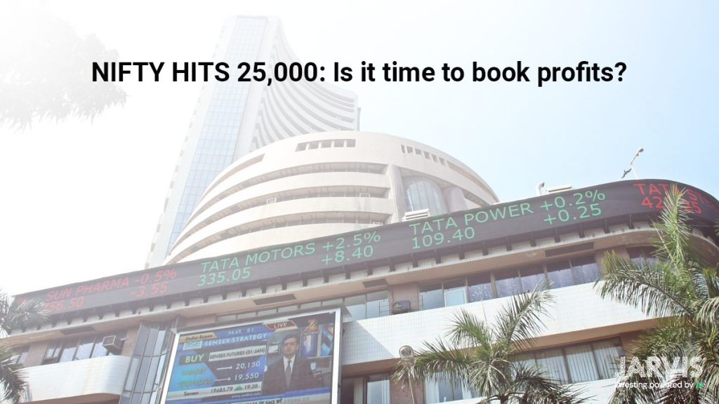 Nifty hits 25,000