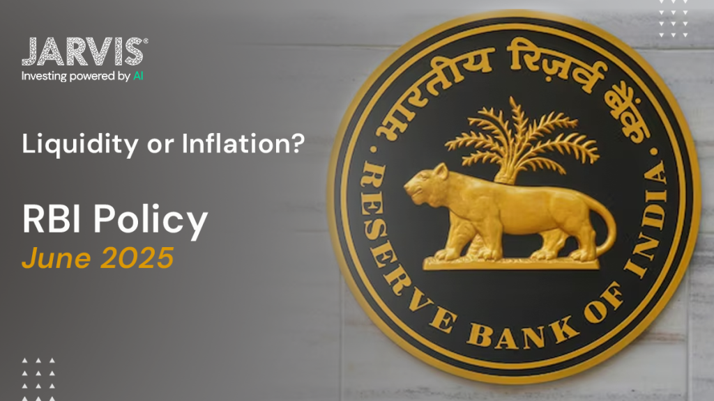 Jarvis Invest blog - ‘Liquidity or Inflation? RBI Policy June 2025’ reflecting monetary policy focus