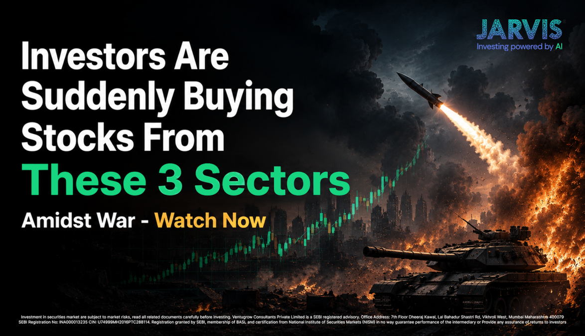Investors Are Suddenly Buying Stocks From These 3 Sectors Amidst War - Watch Now - Jarvis Invest Investors are suddenly buying stocks from these 3 sectors amidst war watch now