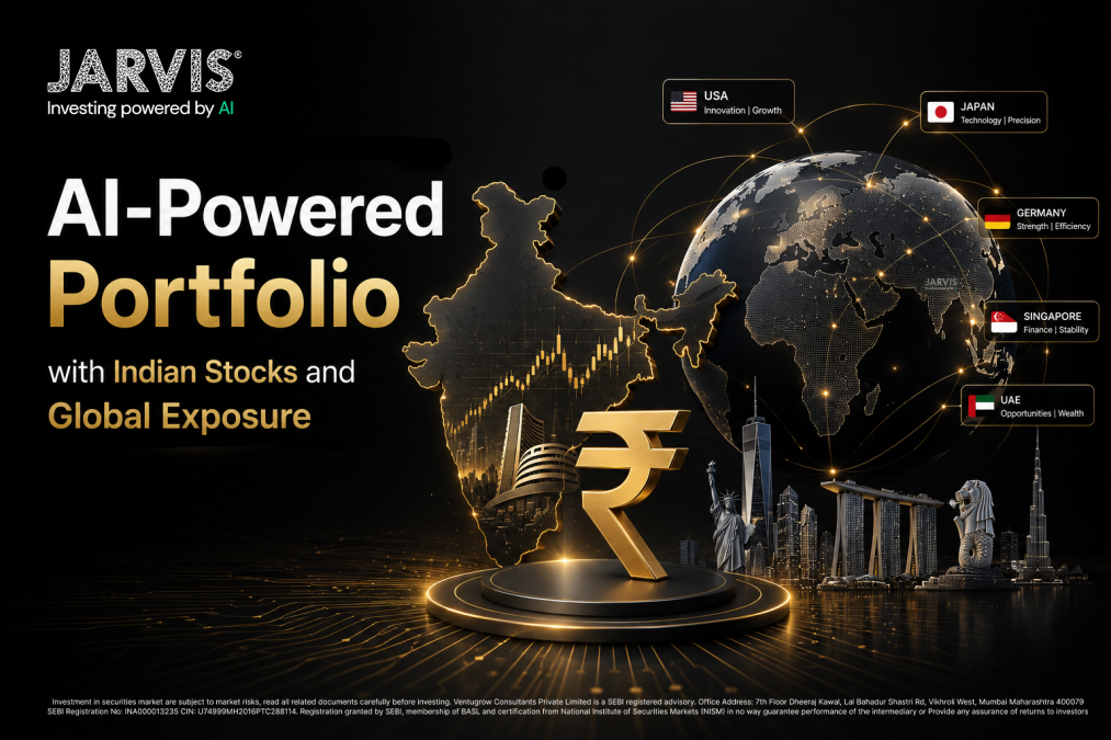 Ai powered investment portfolio combining indian stocks and global stocks exposure through advanced portfolio diversification and intelligent asset allocation
