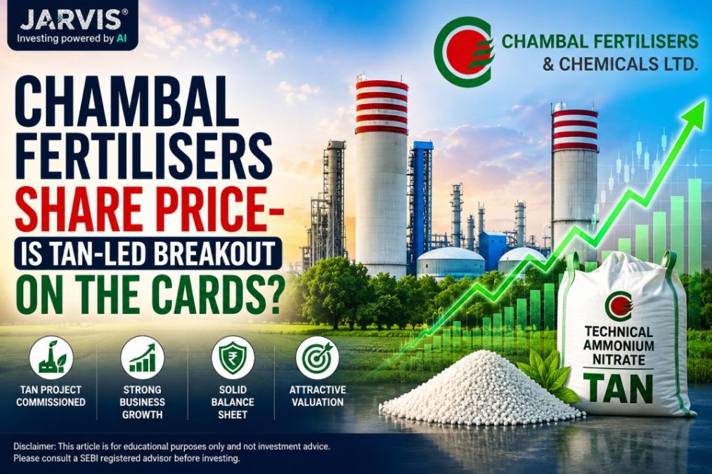 Chambal fertilisers share price  is tan led breakout on the cards