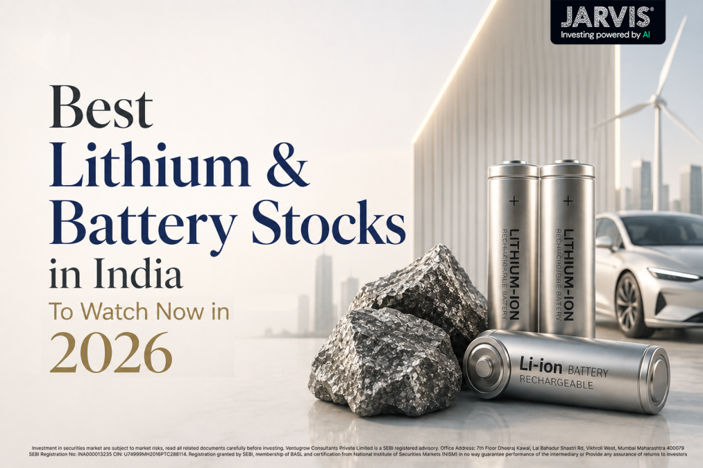 Best Lithium Battery Stocks in India To Watch Now in 2026 - Jarvis Invest Best lithium battery stocks in india to watch now in 2026