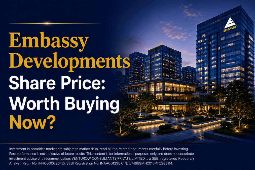Embassy developments share price