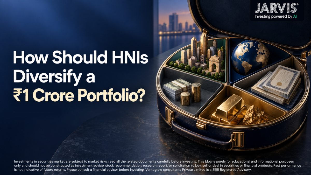How should hnis diversify a 1 crore portfolio