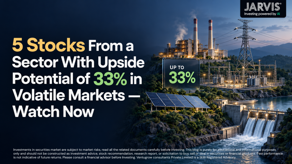 5 stocks from a sector with upside potential of 33 in these volatile markets to watch now